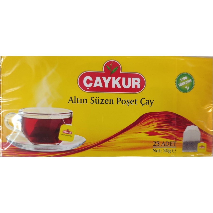 Çaykur Altın Süzme Poşet Çay 25 Adet Çaykur Altın Süzme Poşet Çay 25 Adet